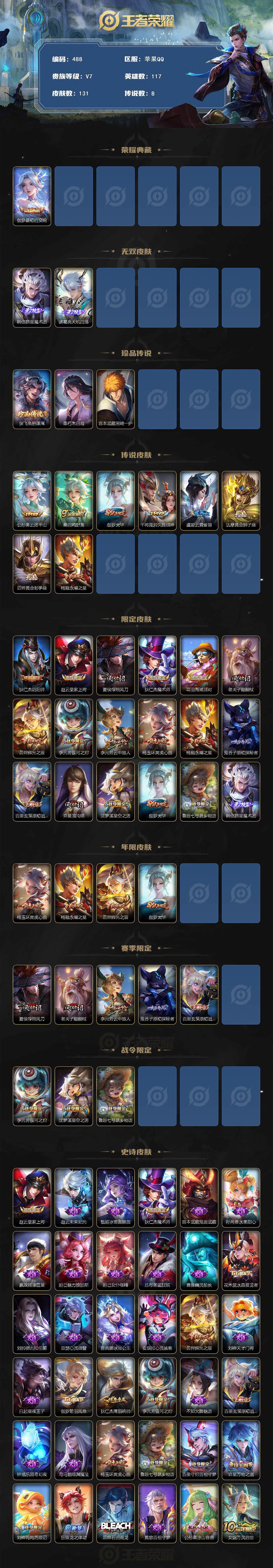 WZCMW3382901王者荣耀账号详情图2