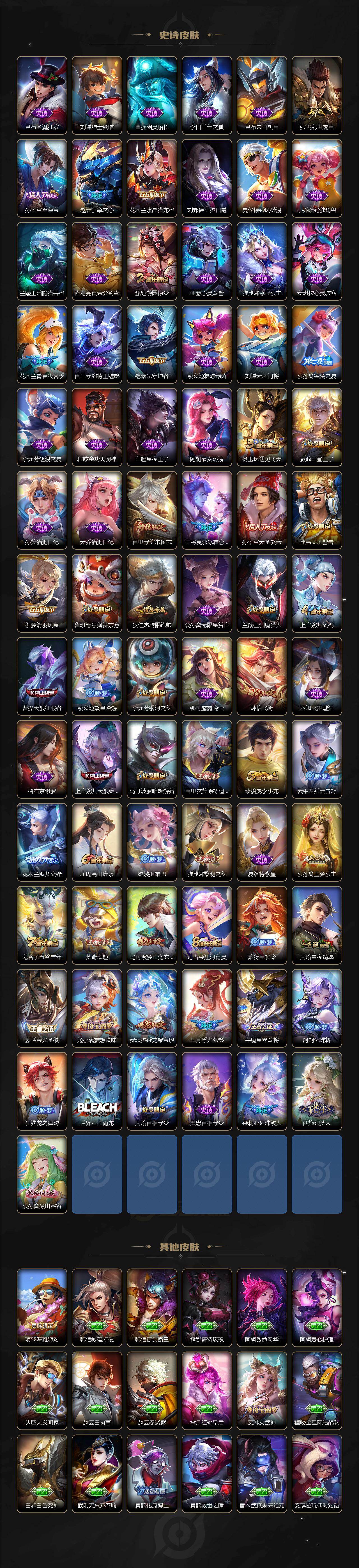 WZ0349520王者荣耀账号详情图4 WZ0349520王者荣耀账号详情图4