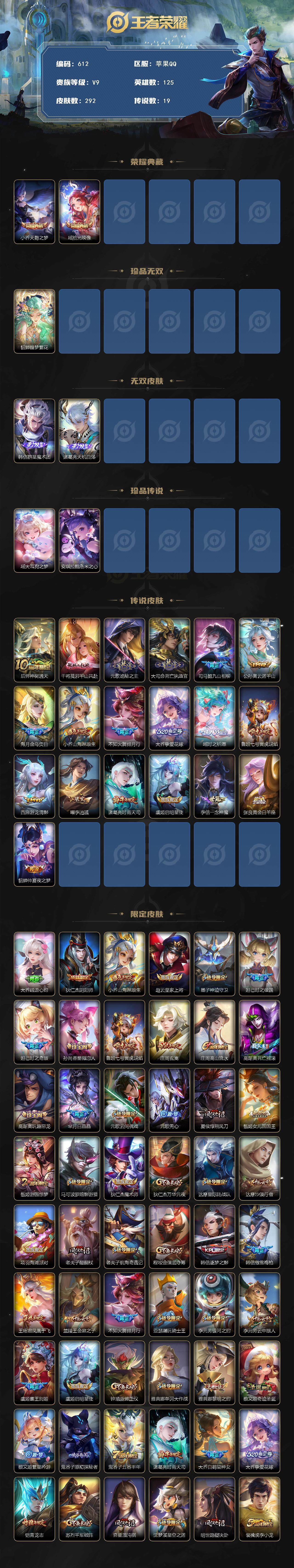 WZCMW3383132王者荣耀账号详情图2