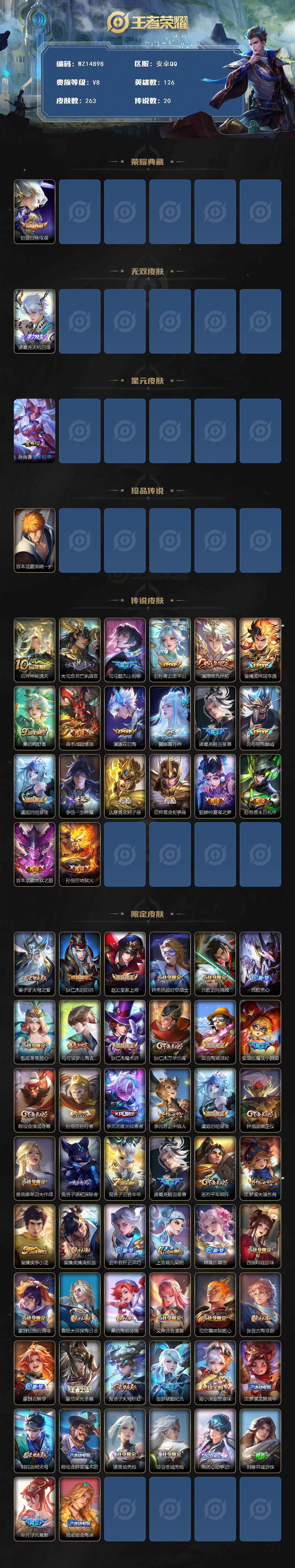 WZ0349513王者荣耀账号详情图2