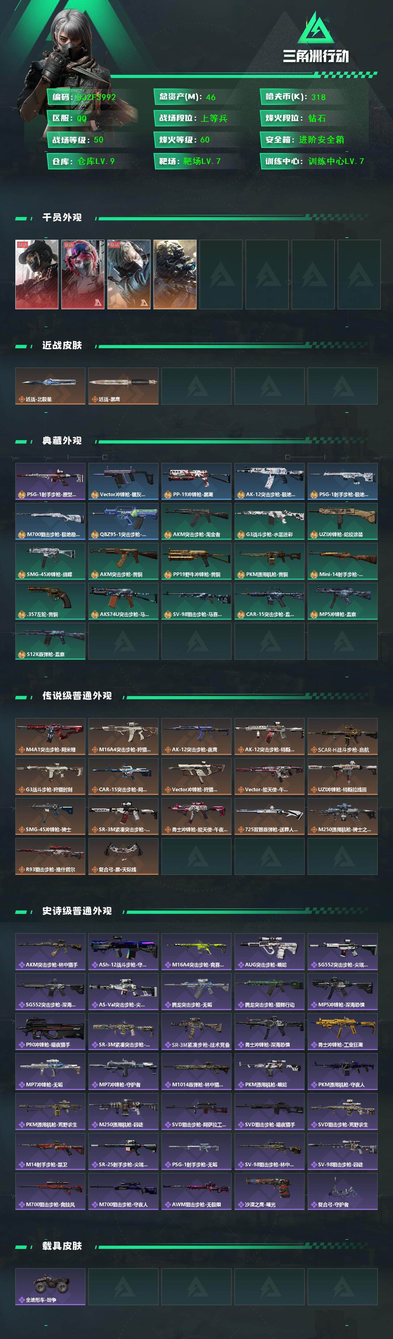 SJZCMW385305三角洲行动账号详情图2 SJZCMW385305三角洲行动账号详情图2