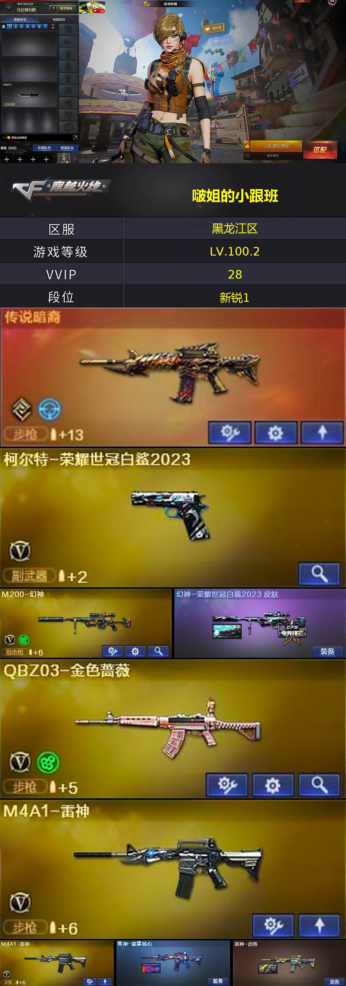 CFCMW372028穿越火线账号详情图2 CFCMW372028穿越火线账号详情图2