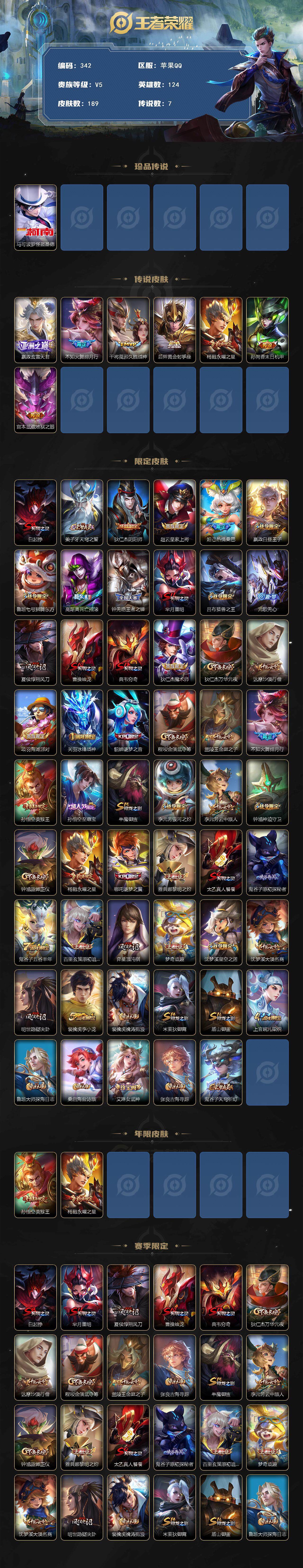 WZCMW3383607王者荣耀账号详情图2