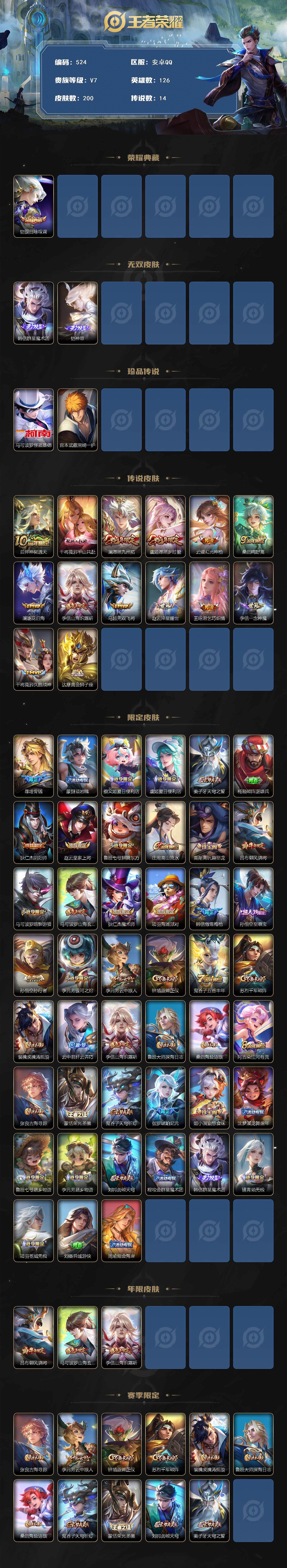 WZCMW3384319王者荣耀账号详情图2