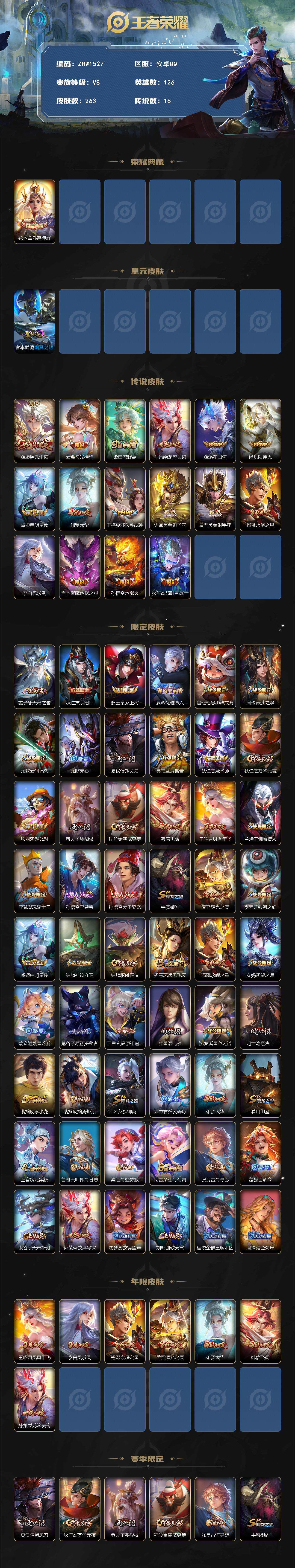 WZLX3389442王者荣耀账号详情图2