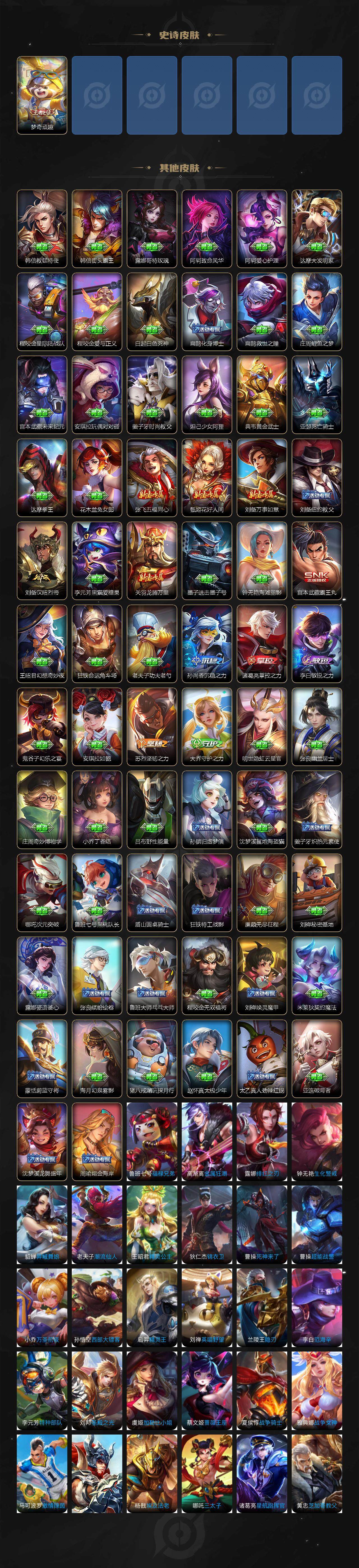 WZLX3383980王者荣耀账号详情图4 WZLX3383980王者荣耀账号详情图4