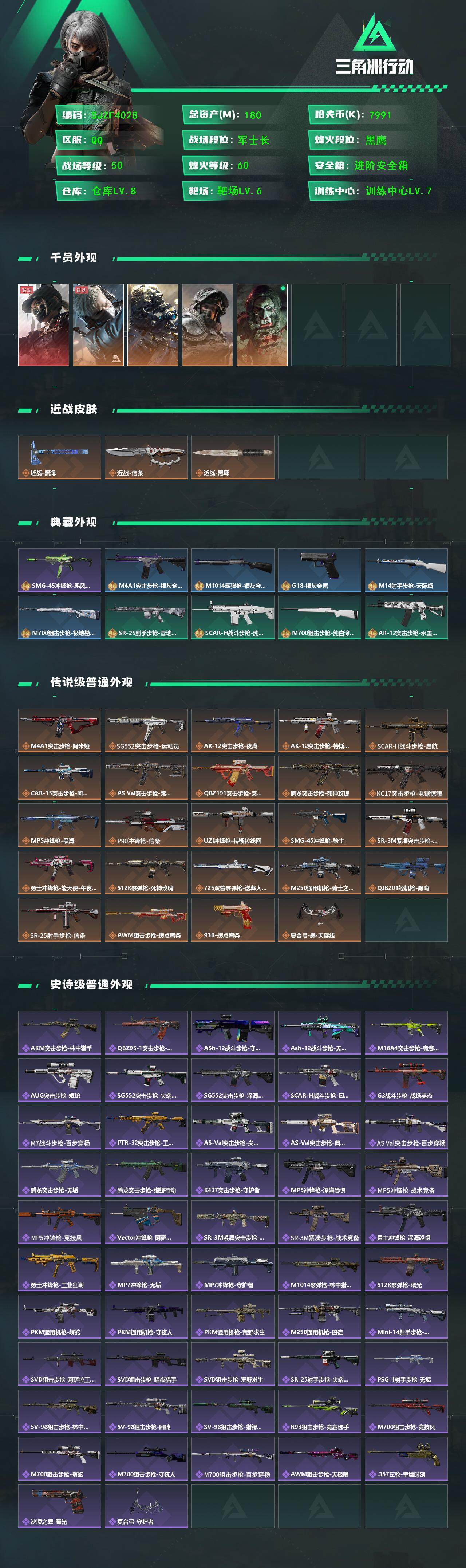 SJZEY368524三角洲行动账号详情图2 SJZEY368524三角洲行动账号详情图2