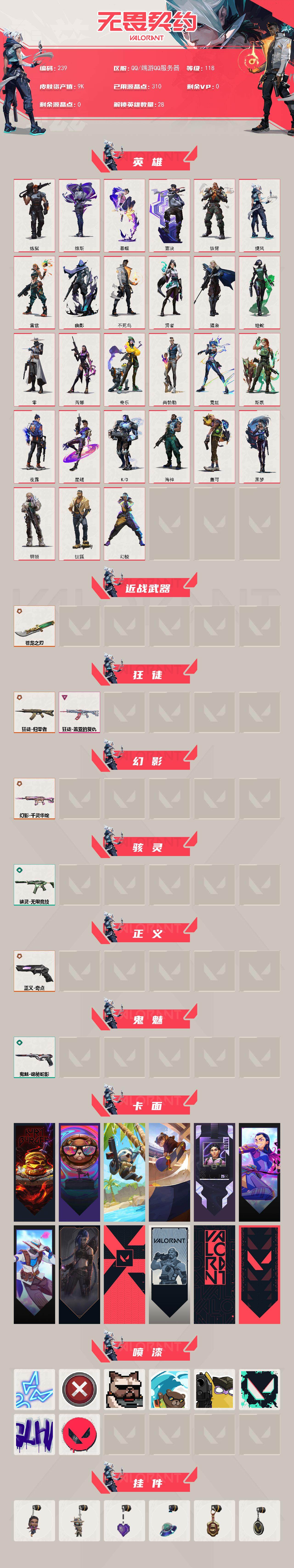 WWQXL324813无畏契约账号详情图2 WWQXL324813无畏契约账号详情图2