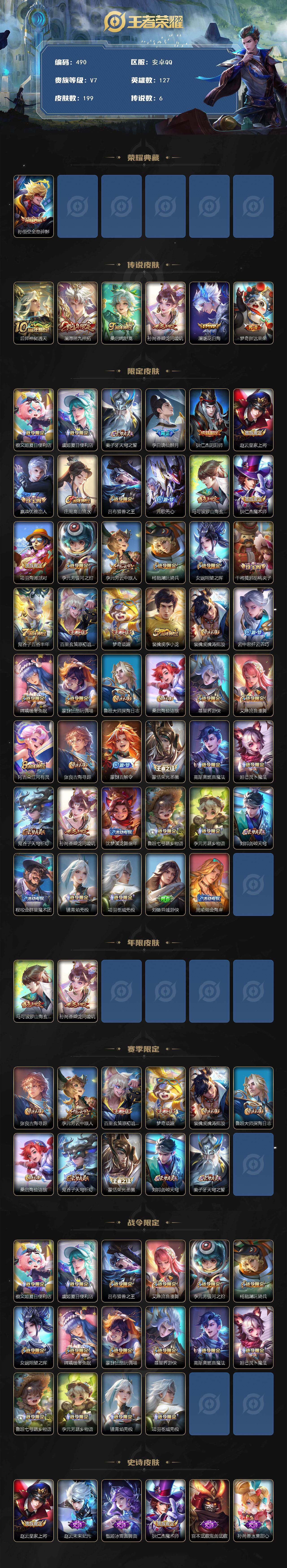 WZCMW3385422王者荣耀账号详情图2