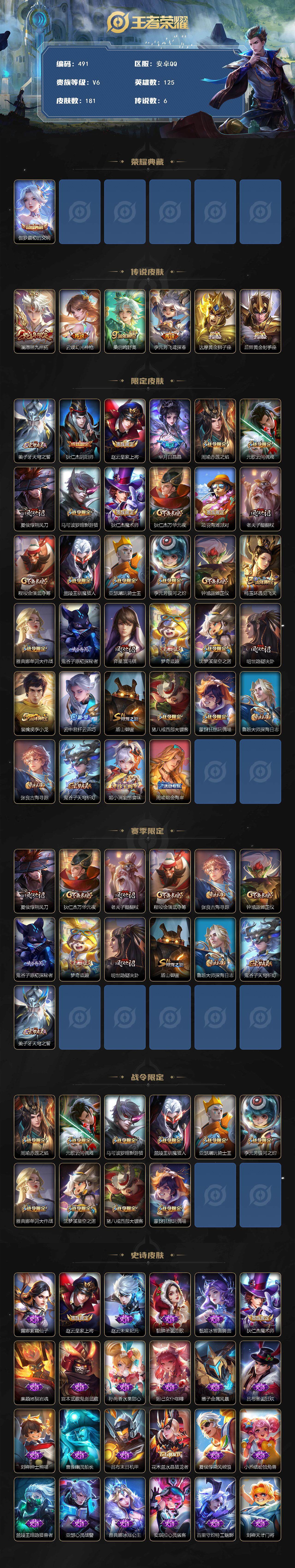 WZCMW3385423王者荣耀账号详情图2