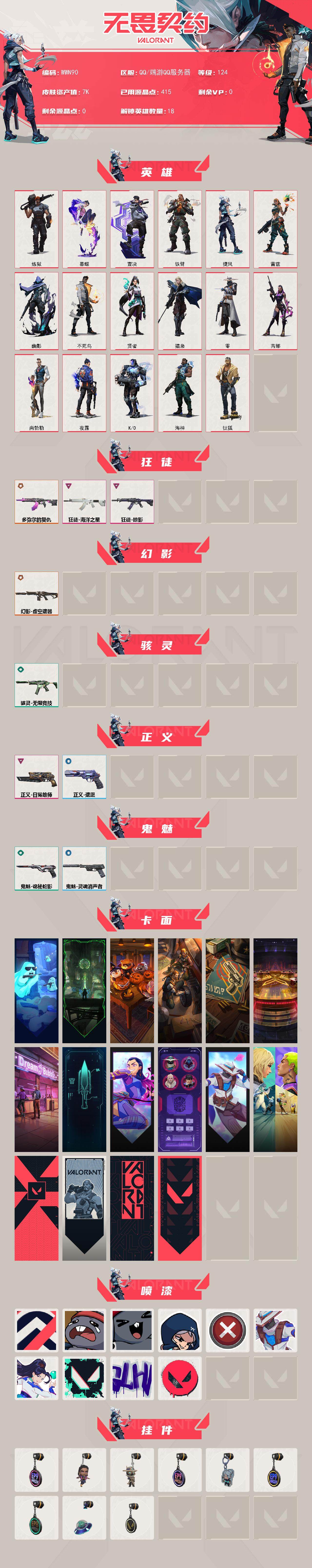 WWQEY325227无畏契约账号详情图2 WWQEY325227无畏契约账号详情图2