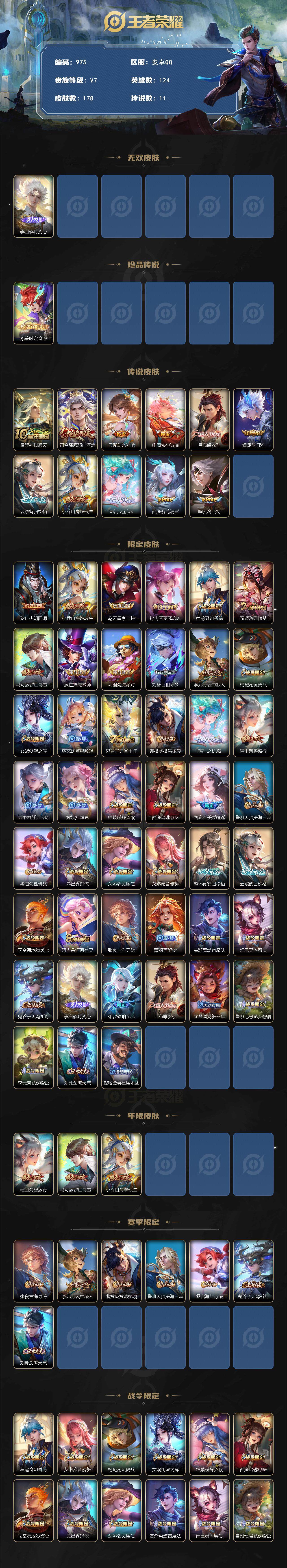 WZQM3385388王者荣耀账号详情图3