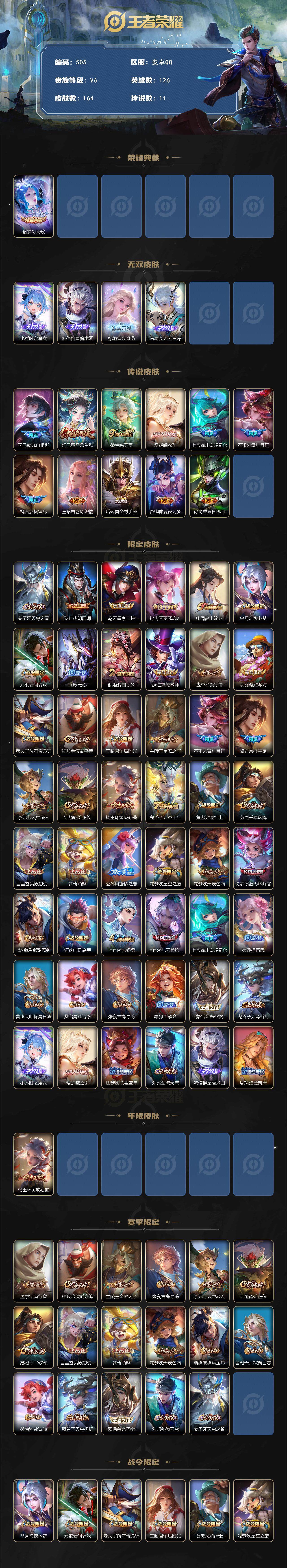 WZCMW3385401王者荣耀账号详情图2