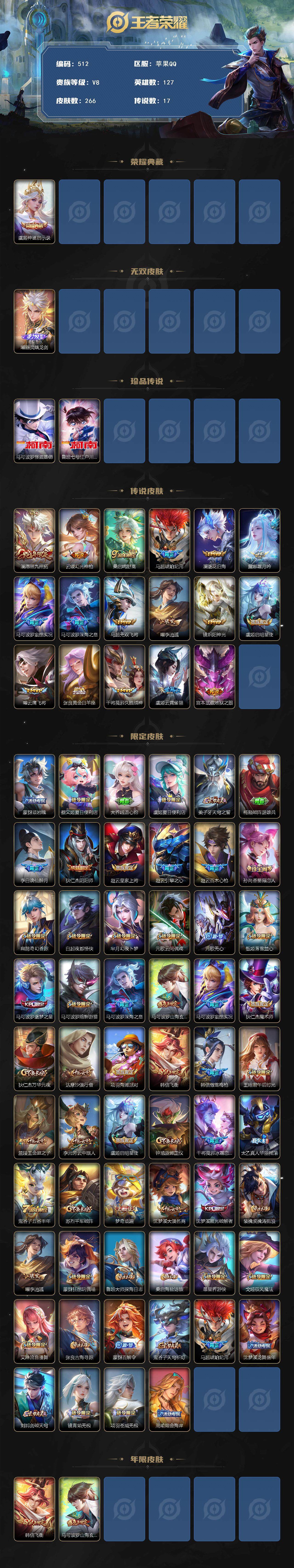 WZCMW3385893王者荣耀账号详情图2