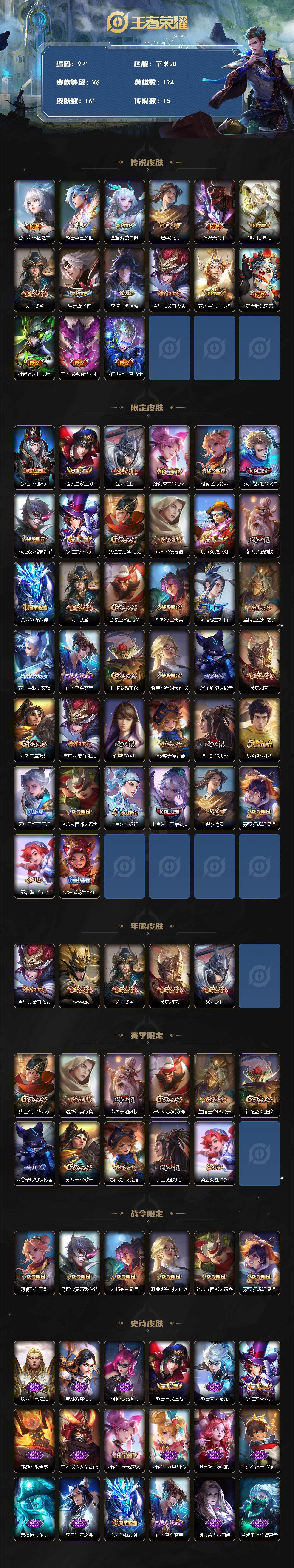 WZQM3387359王者荣耀账号详情图3