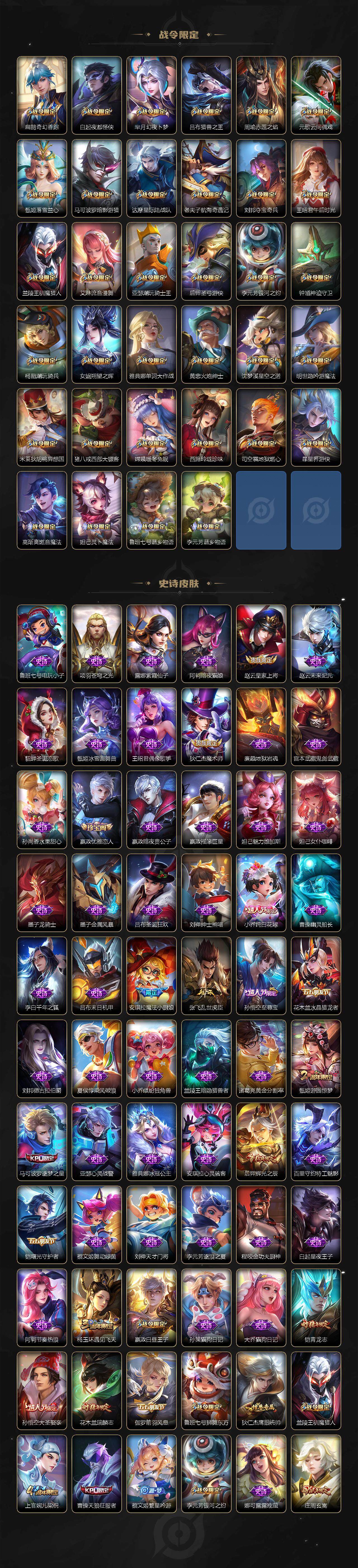 WZLX3391287王者荣耀账号详情图4 WZLX3391287王者荣耀账号详情图4