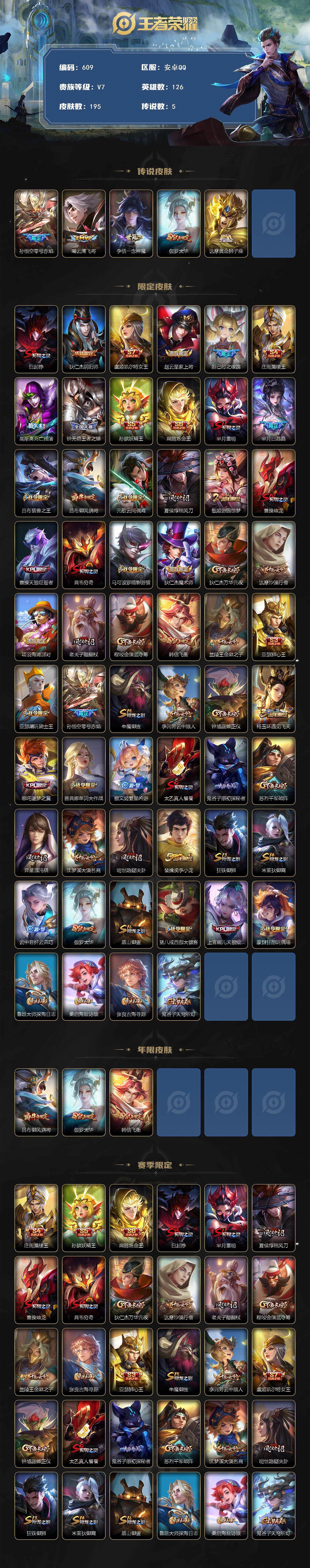 WZCMW3387506王者荣耀账号详情图2