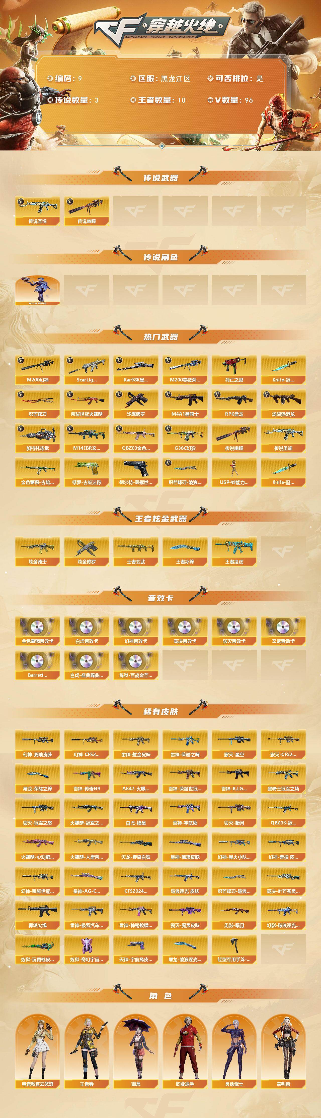 CFCMW422354穿越火线账号详情图2