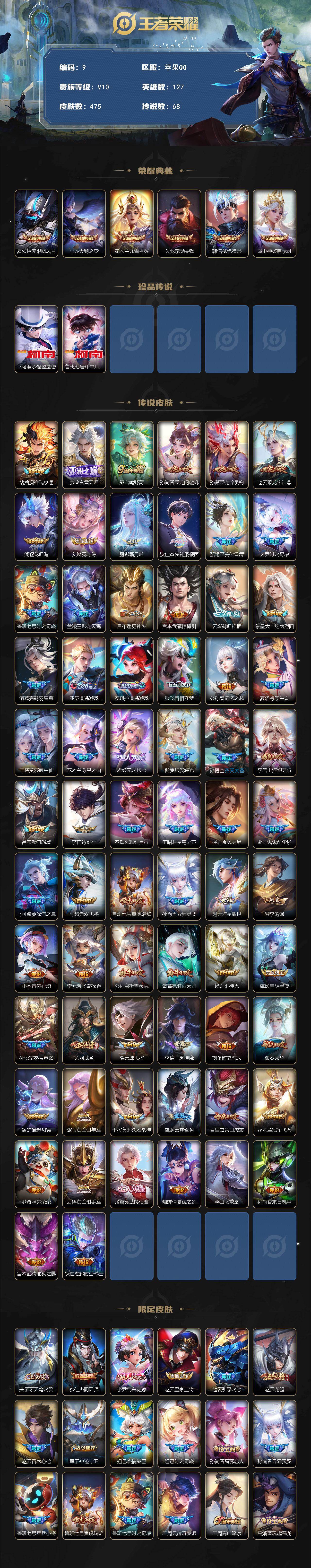 WZCMW496239王者荣耀账号详情图2