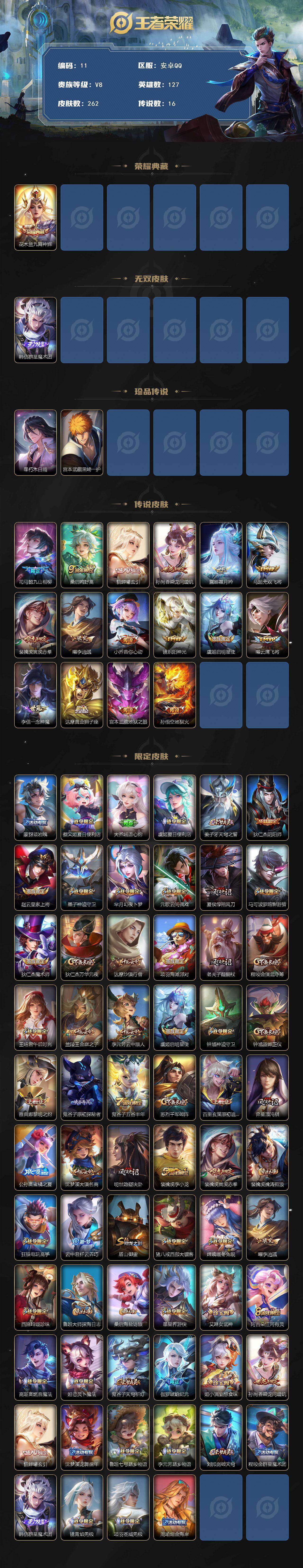 WZCMW495829王者荣耀账号详情图2