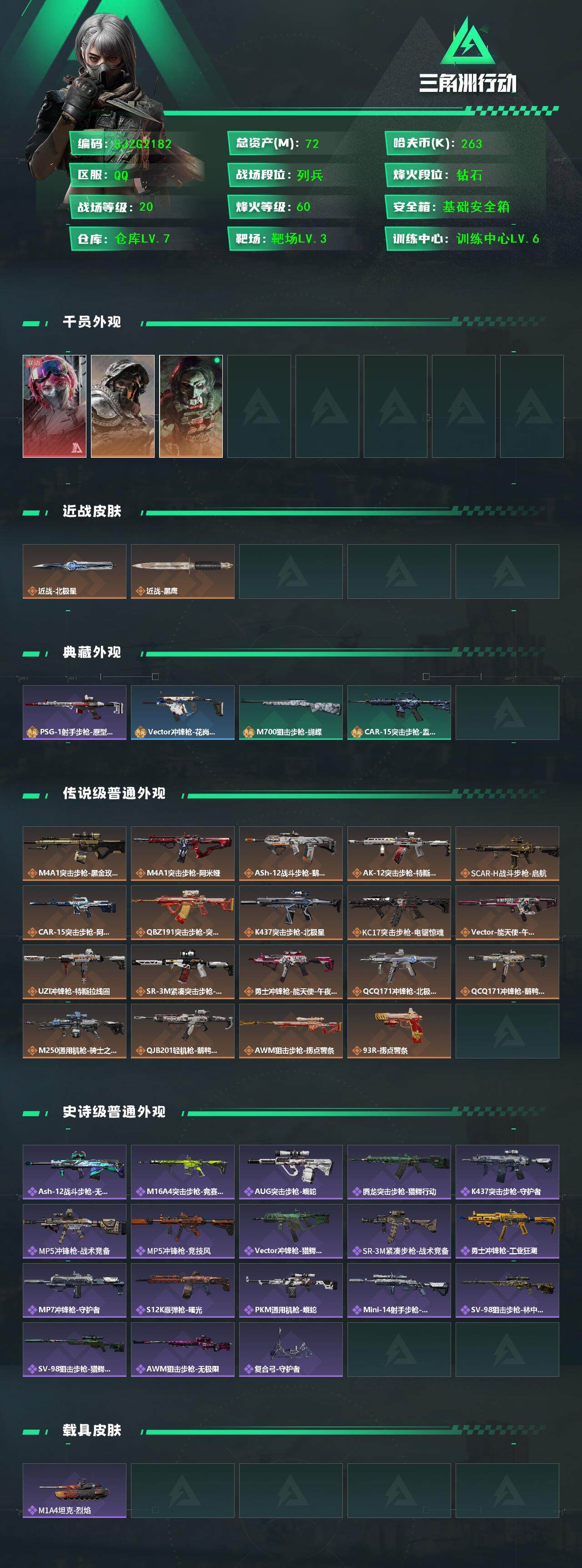 SJZQM370360三角洲行动账号详情图3 SJZQM370360三角洲行动账号详情图3