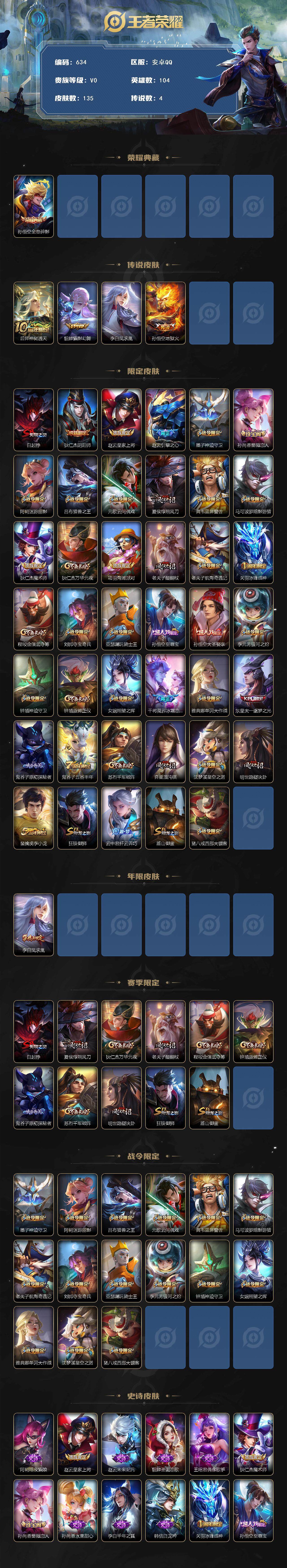 WZCMW3388571王者荣耀账号详情图2