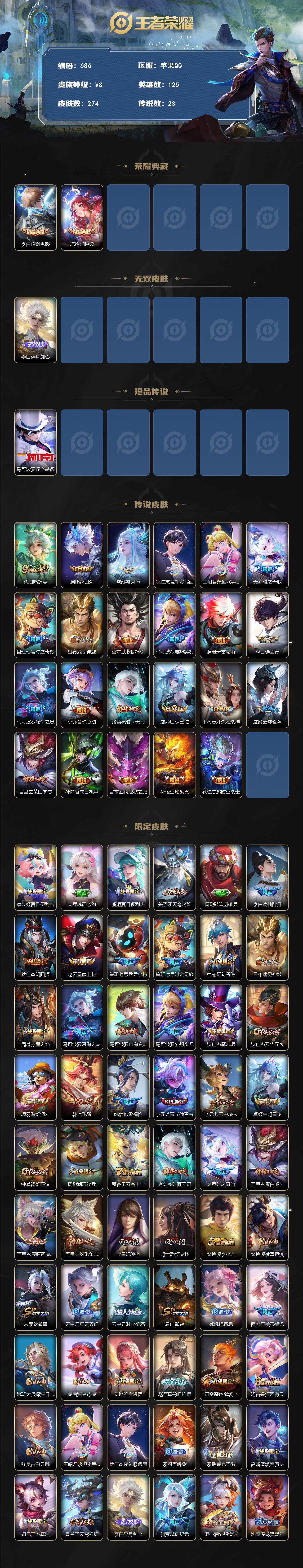 WZCMW3389027王者荣耀账号详情图2