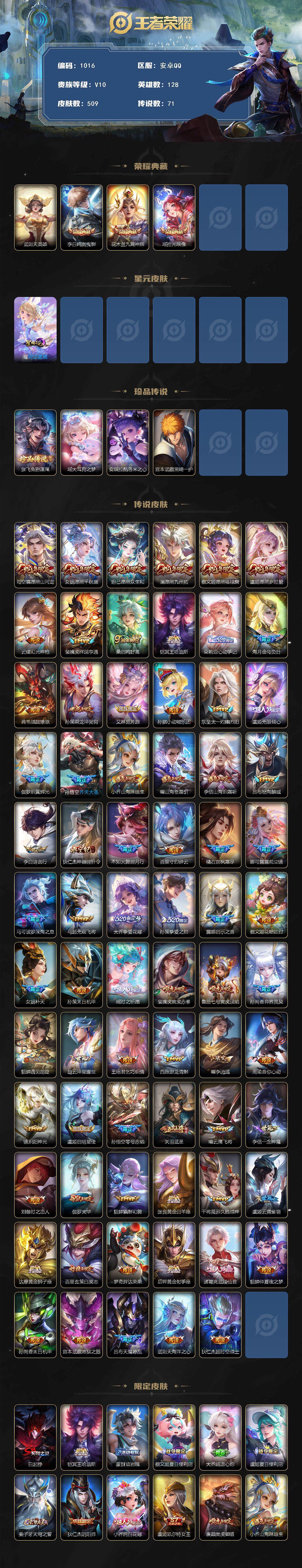 WZCMW3388761王者荣耀账号详情图2