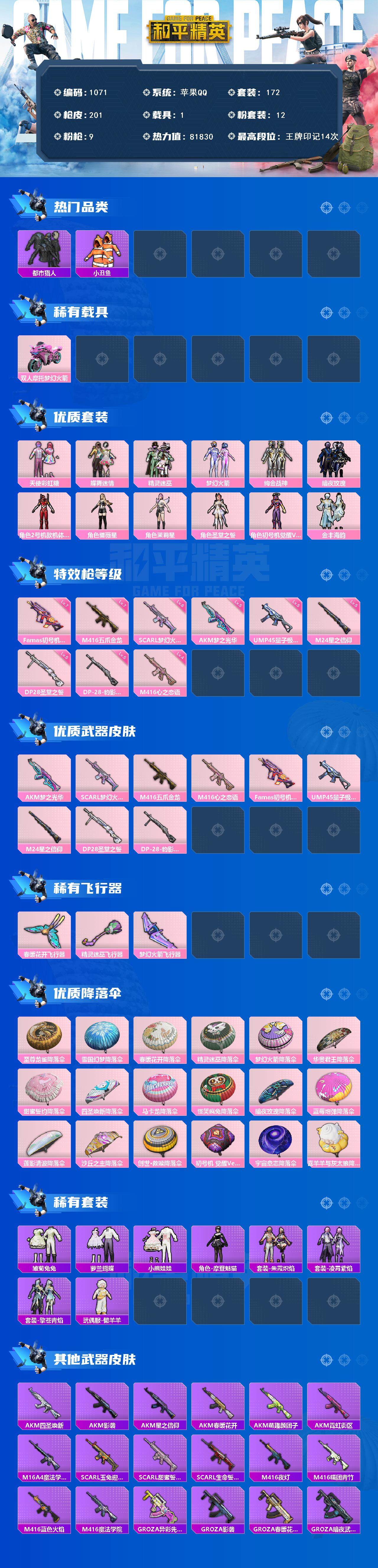 HPCMW3425487和平精英账号详情图2 HPCMW3425487和平精英账号详情图2