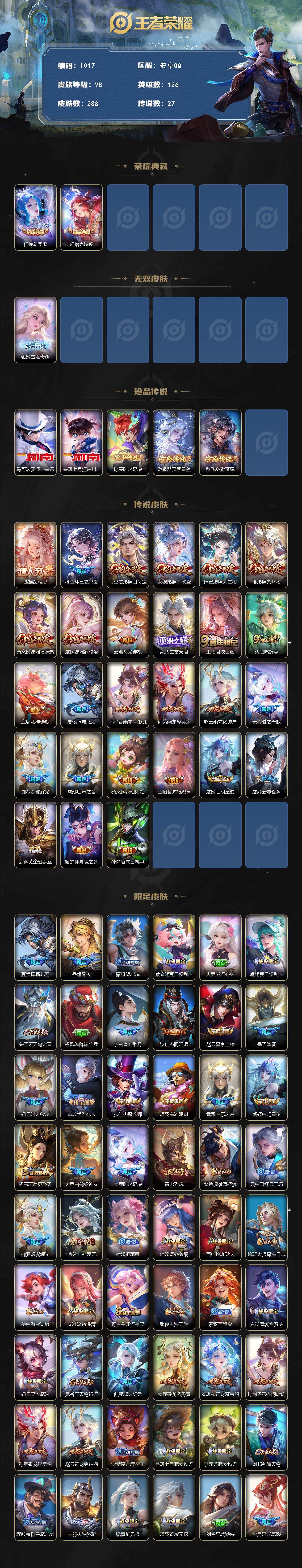 WZCMW3388762王者荣耀账号详情图2