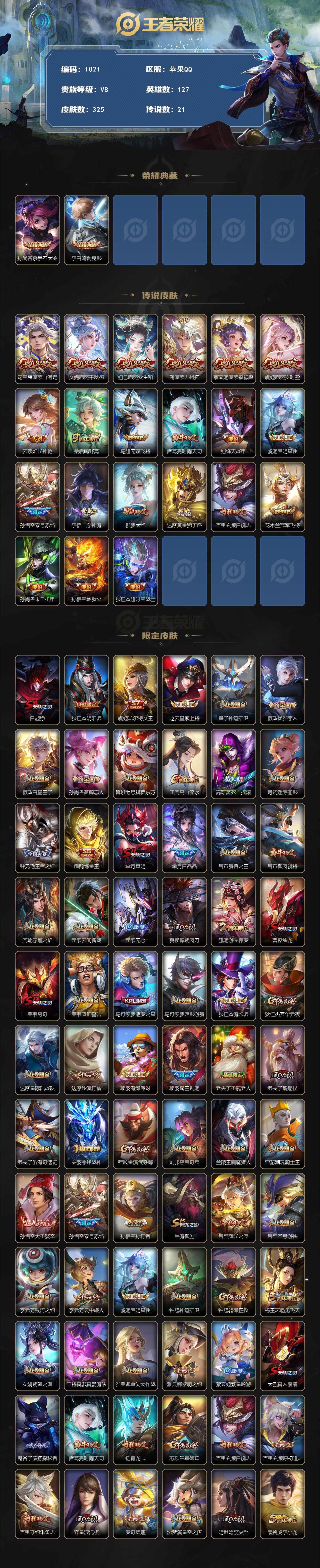 WZCMW3388769王者荣耀账号详情图2