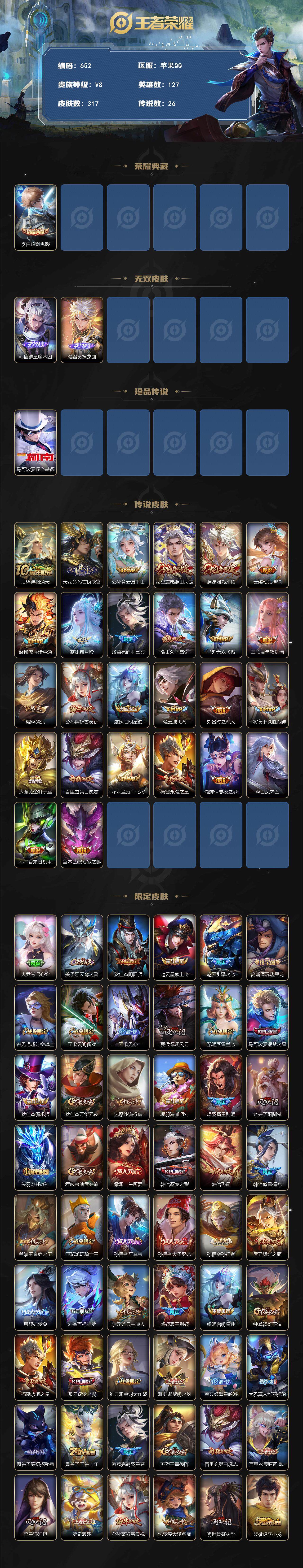 WZCMW3389007王者荣耀账号详情图2