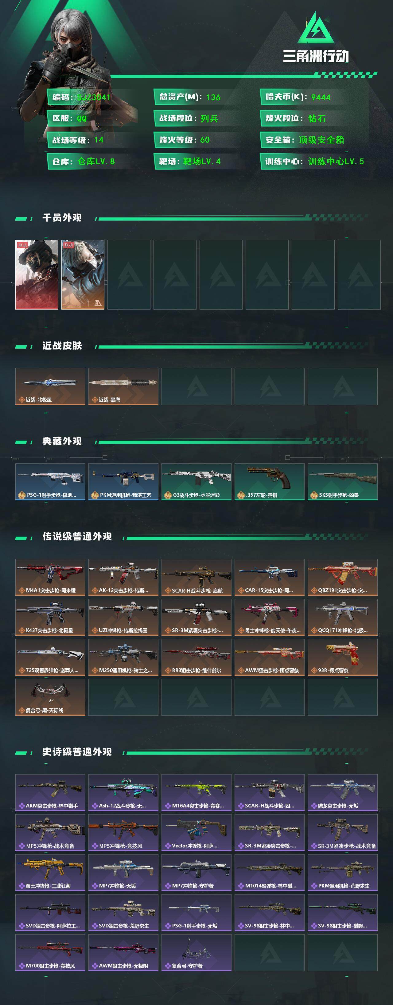 SJZQM371190三角洲行动账号详情图3 SJZQM371190三角洲行动账号详情图3