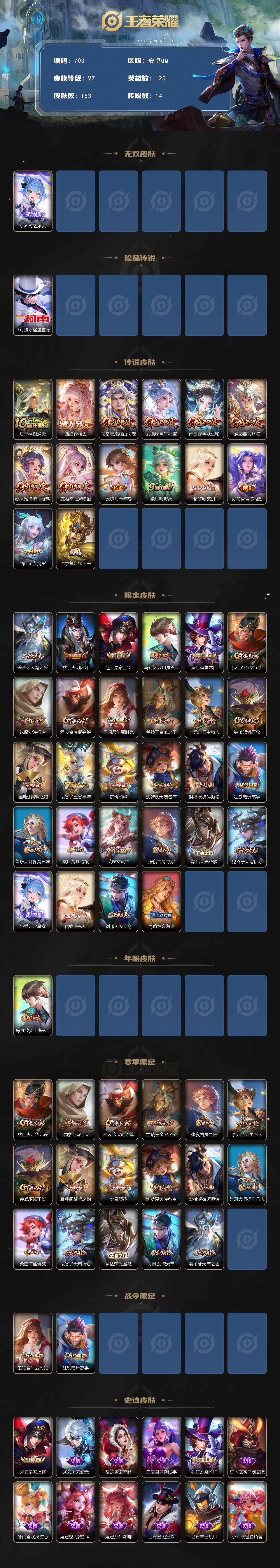 WZCMW3389749王者荣耀账号详情图2