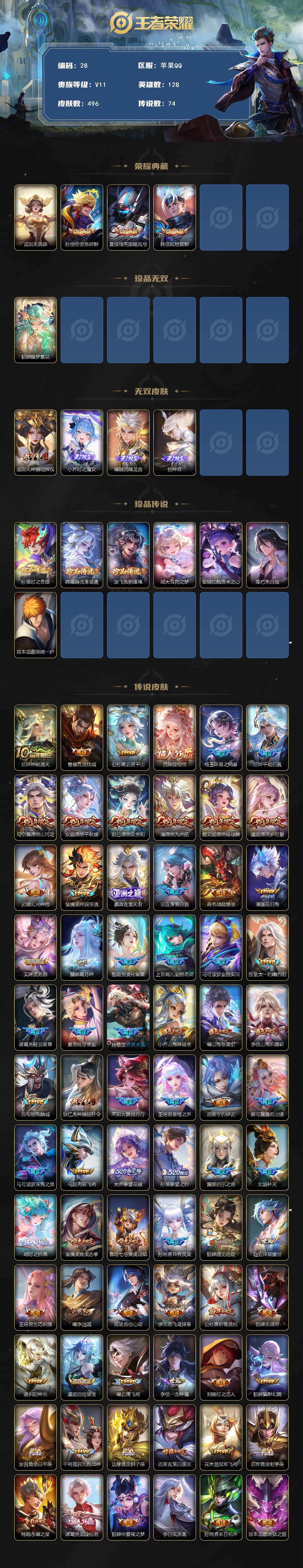 WZCMW496251王者荣耀账号详情图2