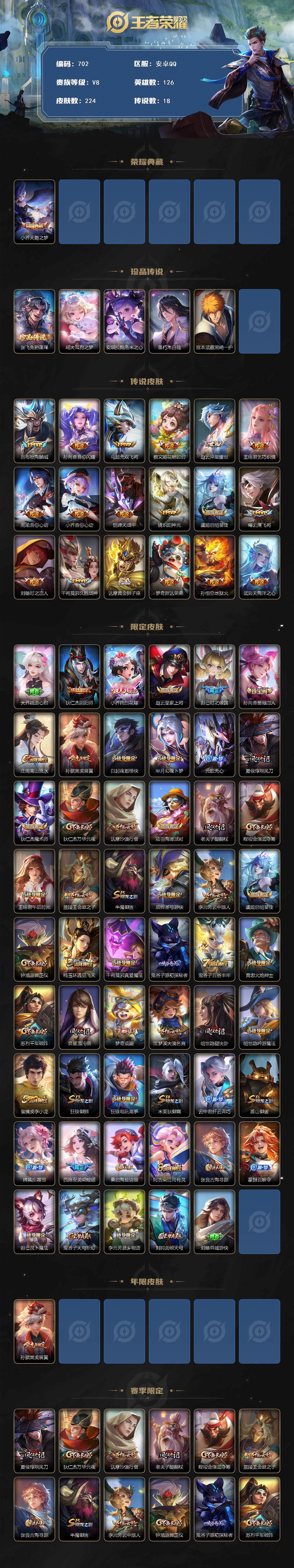 WZCMW3390198王者荣耀账号详情图2 WZCMW3390198王者荣耀账号详情图2