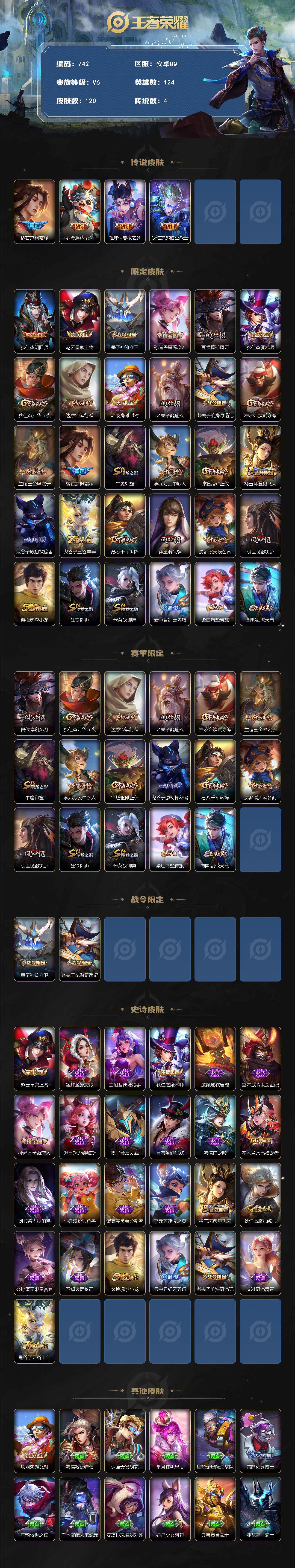 WZCMW3391037王者荣耀账号详情图2