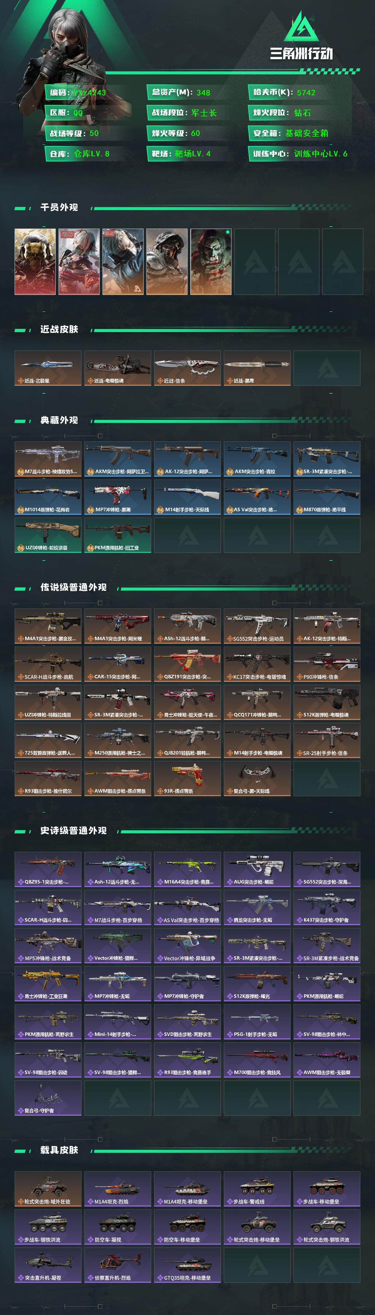 SJZCMW45240三角洲行动账号详情图2