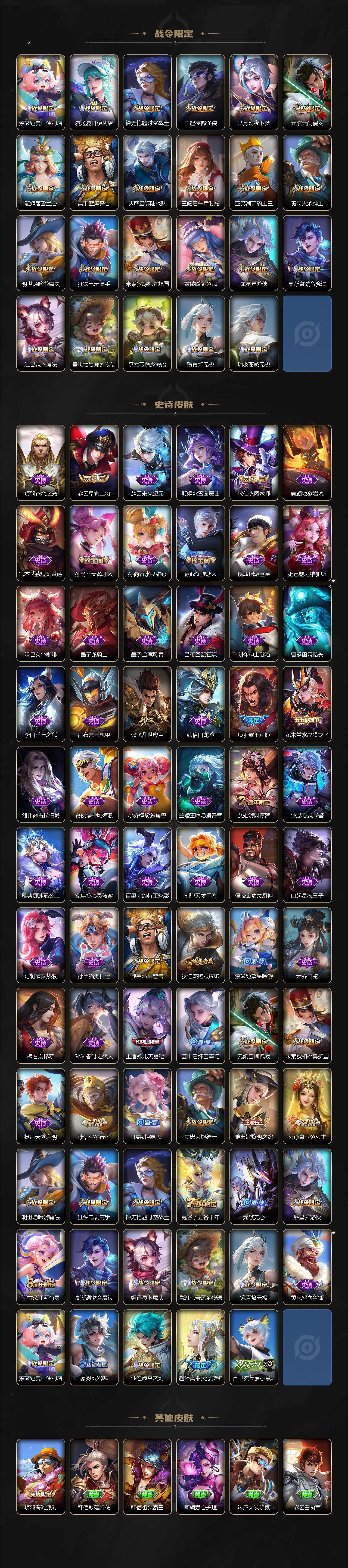 WZLX3393166王者荣耀账号详情图3 WZLX3393166王者荣耀账号详情图3