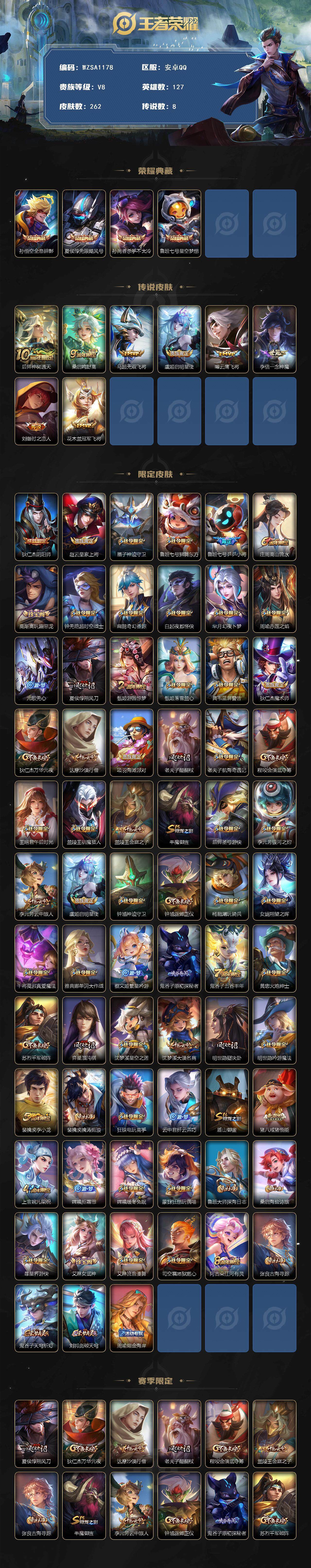 WZCMW3406137王者荣耀账号详情图2