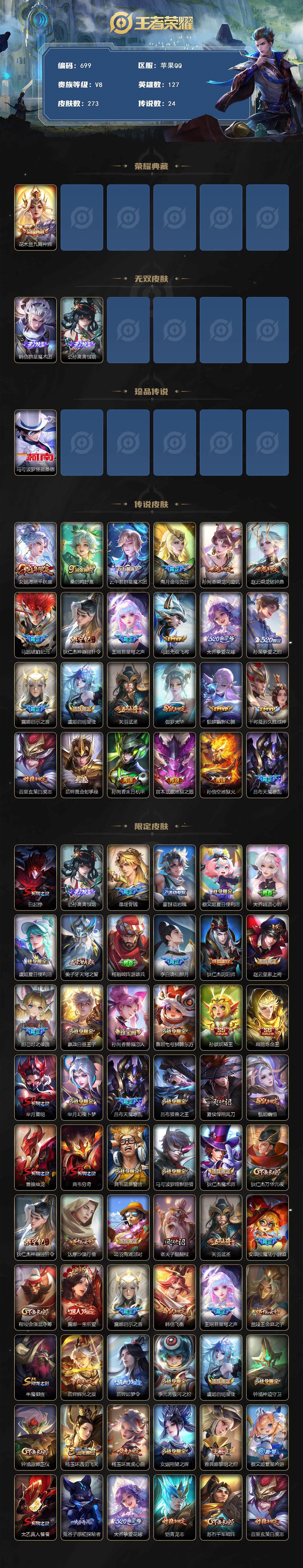 WZCMW3390600王者荣耀账号详情图2