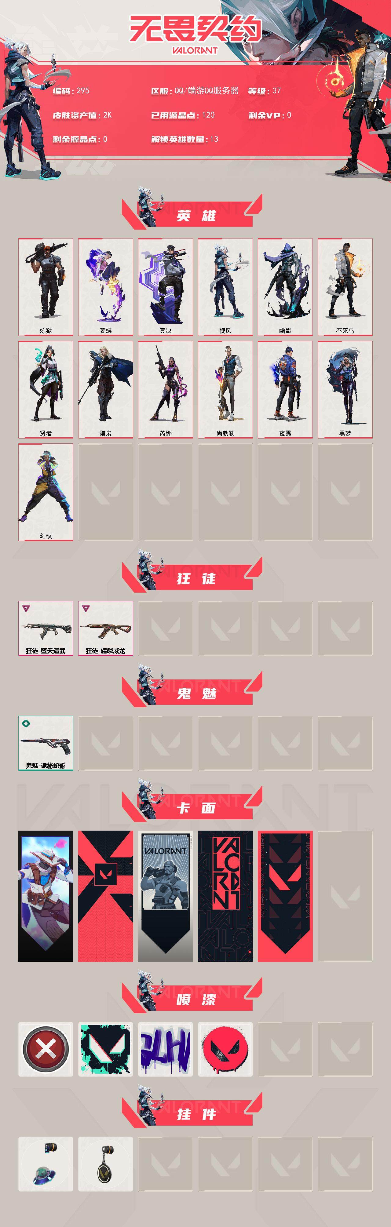 WWQQM325964无畏契约账号详情图3 WWQQM325964无畏契约账号详情图3