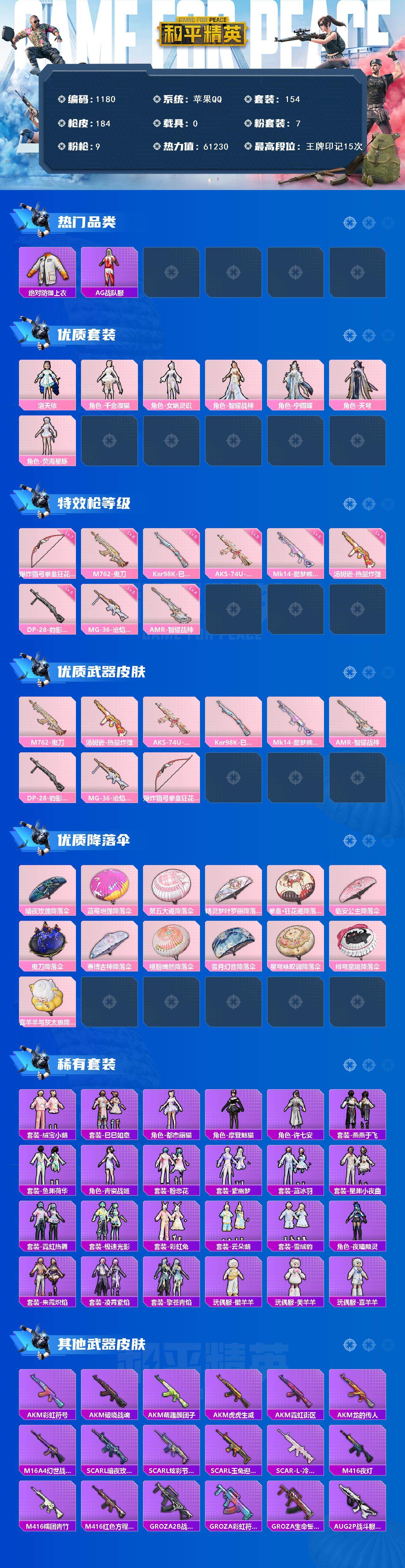 HPCMW3426172和平精英账号详情图2 HPCMW3426172和平精英账号详情图2