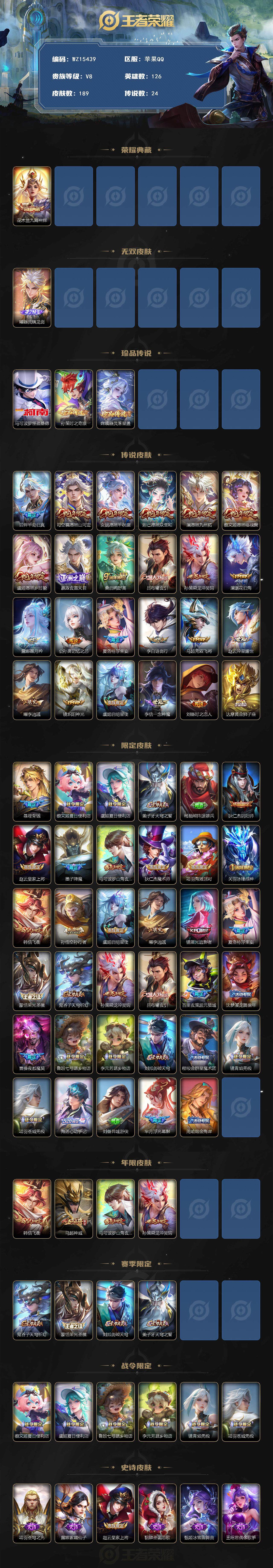 WZ0349631王者荣耀账号详情图2