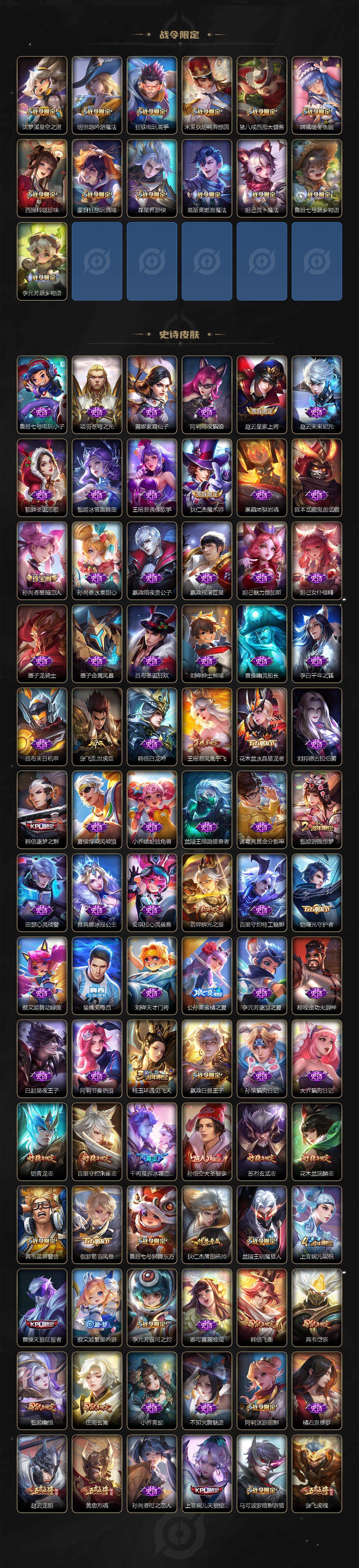 WZLX3393110王者荣耀账号详情图5 WZLX3393110王者荣耀账号详情图5