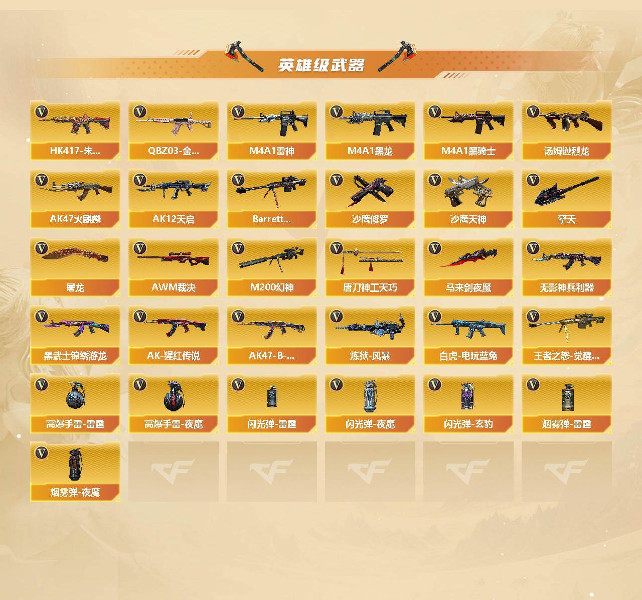 CFCMW421723穿越火线账号详情图3