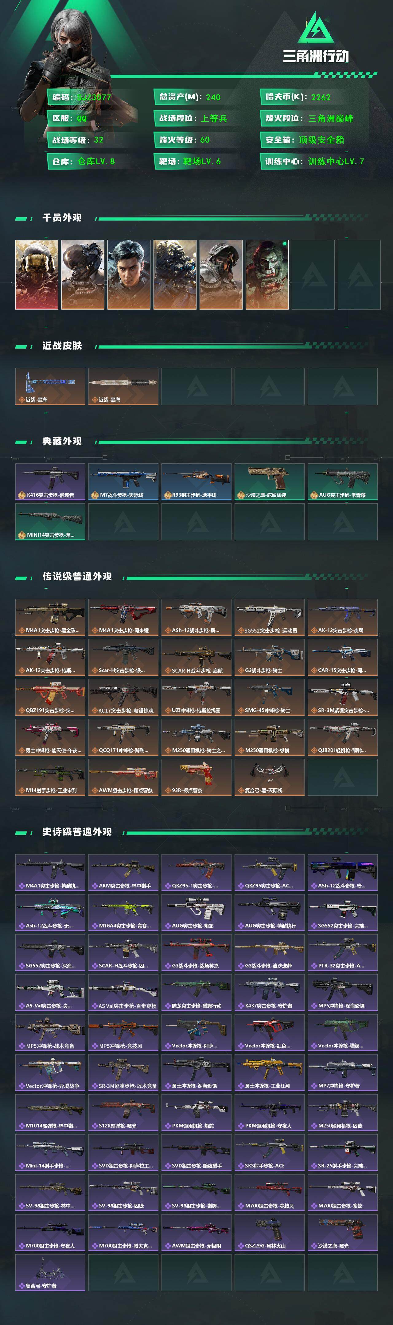 SJZQM372528三角洲行动账号详情图3 SJZQM372528三角洲行动账号详情图3