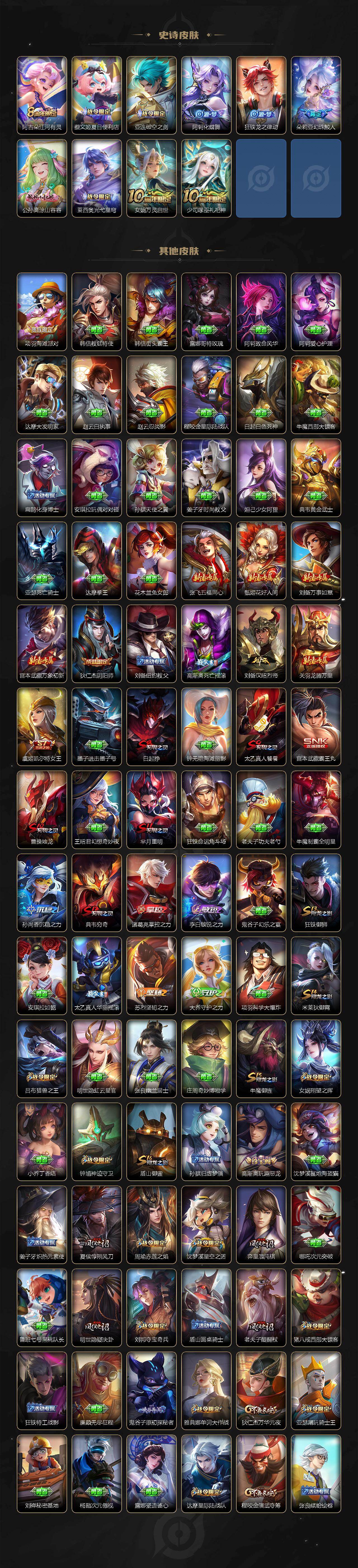 WZ0349650王者荣耀账号详情图4 WZ0349650王者荣耀账号详情图4