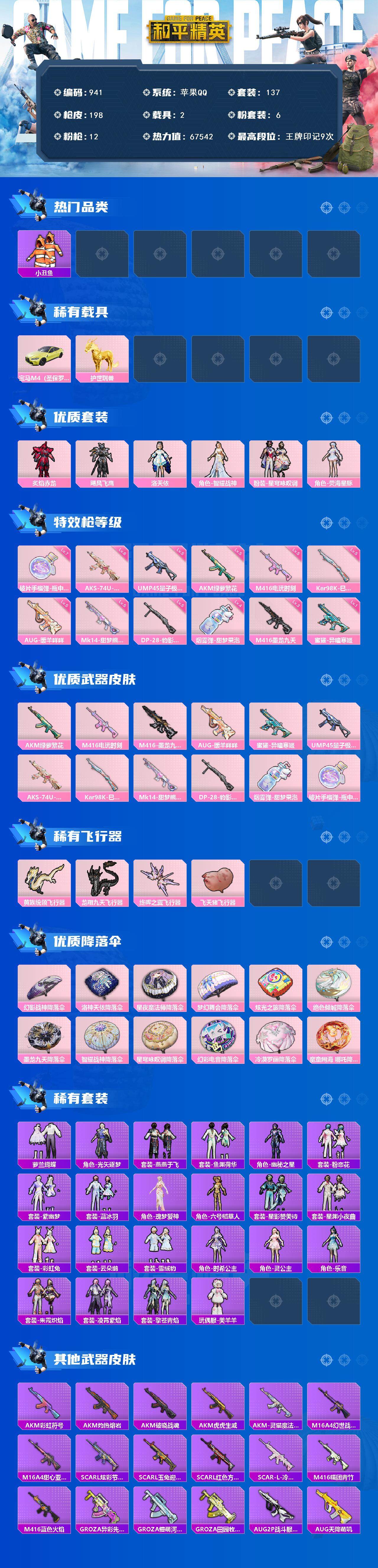 HPCMW3426291和平精英账号详情图5 HPCMW3426291和平精英账号详情图5