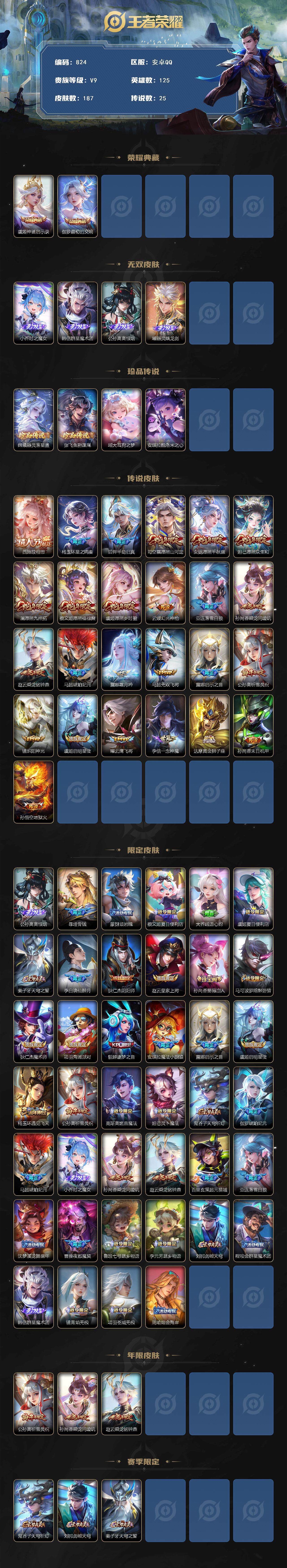 WZCMW3394281王者荣耀账号详情图2